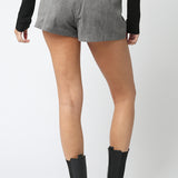 Faux Suede Shorts