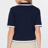 Cropped Sweater Jacket
