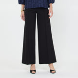 High Rise Flare Leg Ponte Pant - Black, Women's Pants Collection