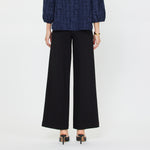 High Rise Flare Leg Ponte Pant - Black, Women's Pants Collection