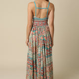 Paisley Print Maxi Dress