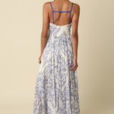 Paisley Print Maxi Dress
