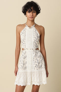 Dress With Crochet Lace Detail