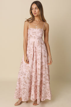 Maxi Floral Print Dress