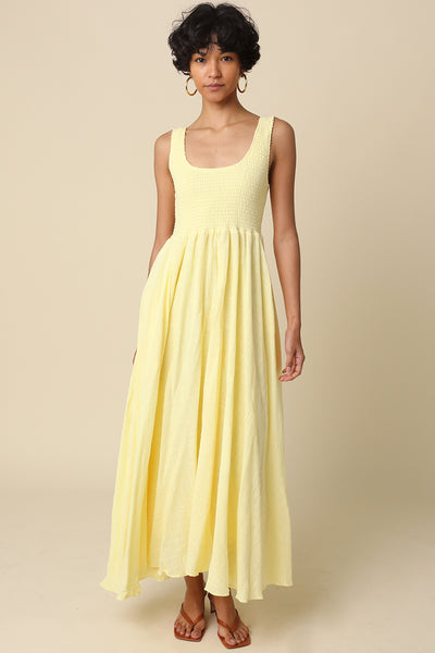 jenna maxi dress Smocked Maxi Dress Butter / L