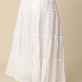 Tiered Midi Skirt