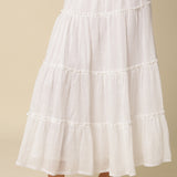 Tiered Midi Skirt