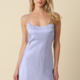 Satin Slip Mini Dress
