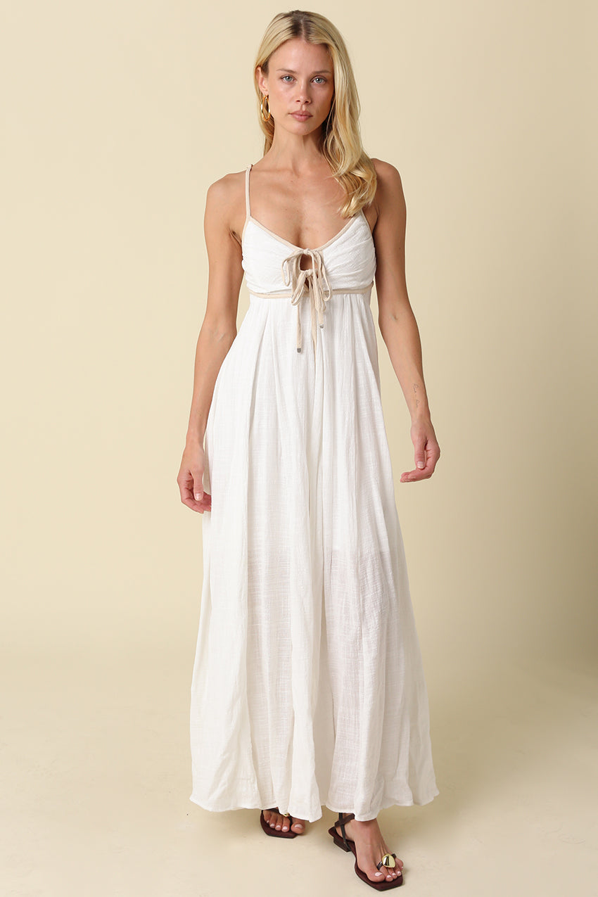 low cut flowy dress Flowy Sweetheart Mini Dress Cotton Candy LA