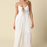 Flowy Trim Maxi Dress