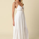 Flowy Trim Maxi Dress