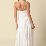 Flowy Trim Maxi Dress