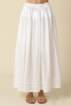 Midi Drawstring Skirt