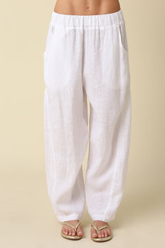 Barrel Linen Pant