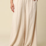 Wide Leg Linen Pant