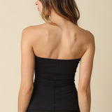 Tube Top With Flare Bottom
