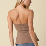 Tube Top With Flare Bottom