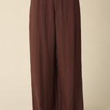 Straight Leg Linen Pant