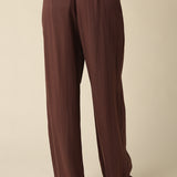Straight Leg Linen Pant