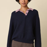 Sweater With Stripe Contrast