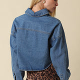 Denim Collared Button Up