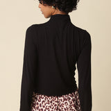 Mock Neck Long Sleeve Top