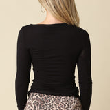 Boat Neck Thin Everyday Top
