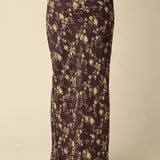 Floral Print Maxi Skirt