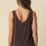 Scoop Neck Sleeveless Tank