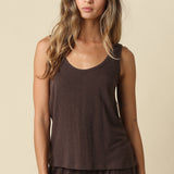 Scoop Neck Sleeveless Tank