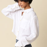 Linen Button Down top