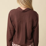 Linen Button Down top