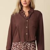 Linen Button Down top