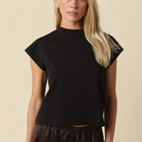Short Sleeve Cap Tee Shirt