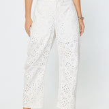 Eyelet Barrel Jeans