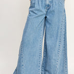 Super Wide Leg Soft Denim Pant - Denim, Women's Pants Collection
