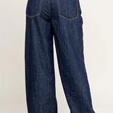 Loose Fit Tie Waist Jean