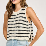 Stripe Knit Top