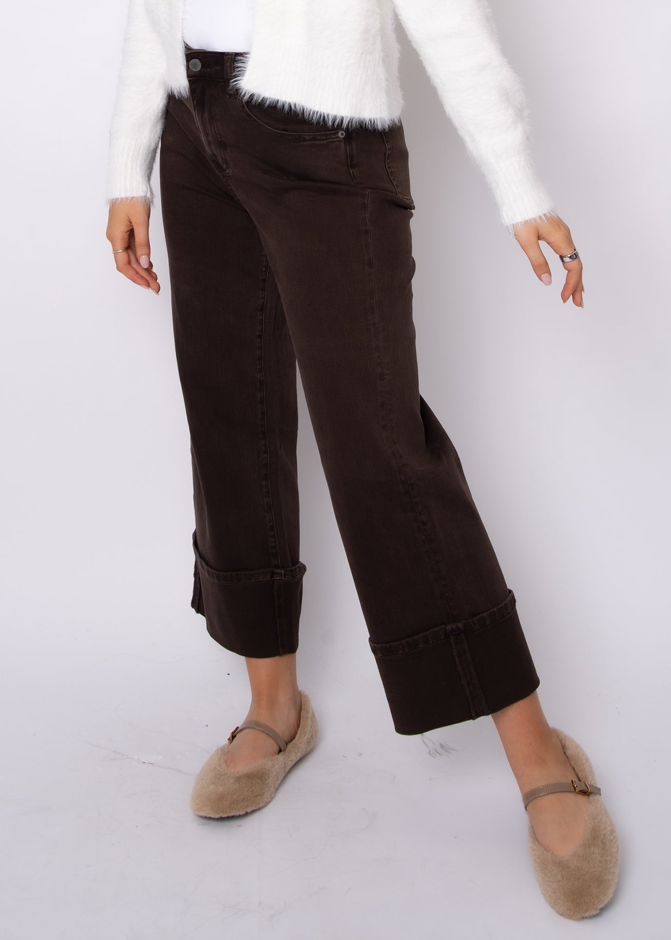 Stretch Twill Cuff Pant - Java, Women's Pants Collection