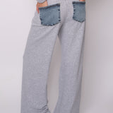 French Terry With Denim Pant