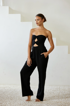 Double Knit Twist Jumpsuit