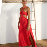 Halter Cut Out Maxi