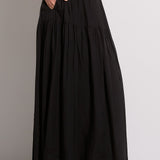Smocked Midi Skirt