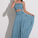 Smocked Crop Top