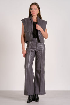 Vest With High Collar