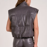 Vest With High Collar