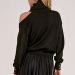 Turtleneck Sweater - black, womens sweater collection