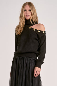 Turtleneck Sweater - black, womens sweater collection