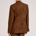 One Button Blazer - chocolate, womens jacket collection 
