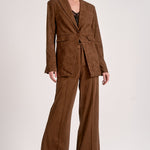 One Button Blazer - chocolate, womens jacket collection 